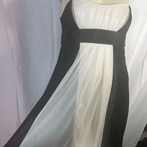 Charlotte Russo size small black and white dress classy but still sexy